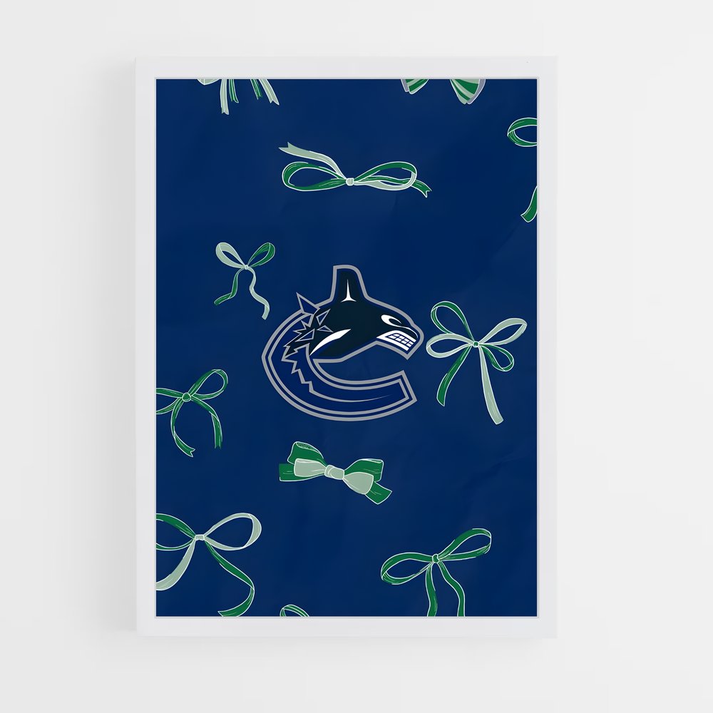 Poster Couleurs de Vancouver – affiche Hockey sur glace (vue 3)